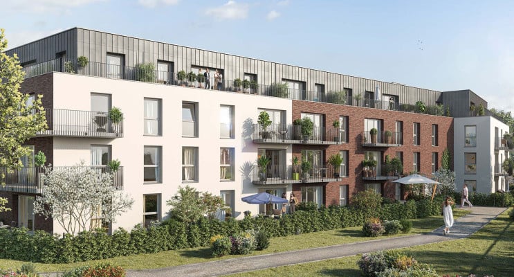 Douai programme immobilier neuf « Les Jardins de la Scarpe » en Loi Pinel 