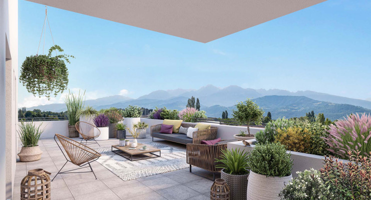 Meylan programme immobilier neuf &laquo; Le Domaine des Saules Blancs - B&acirc;t. M&amp;N &raquo; en Loi Pinel 