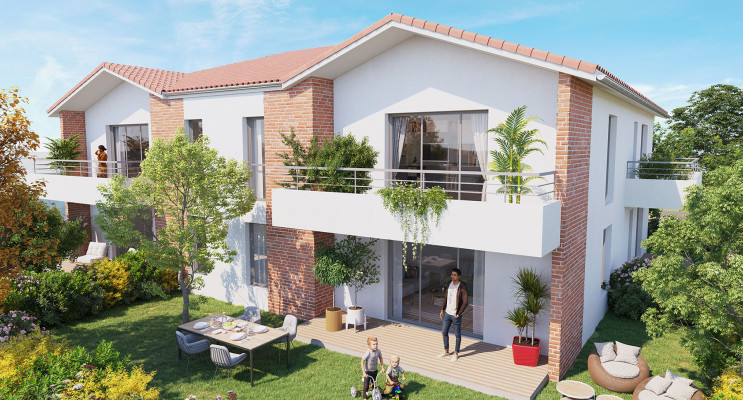 Toulouse programme immobilier neuf « Les Jardins de Saint-Simon » en Loi Pinel 
