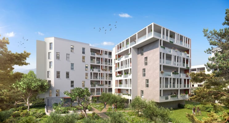 Montpellier programme immobilier neuf « Carré Renaissance - Domaine de Pascalet Tr2