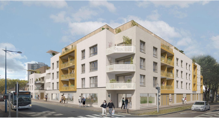 Sotteville-l&egrave;s-Rouen programme immobilier neuf &laquo; Le Jardin d'Ad&eacute;la&iuml;de &raquo; en Loi Pinel 