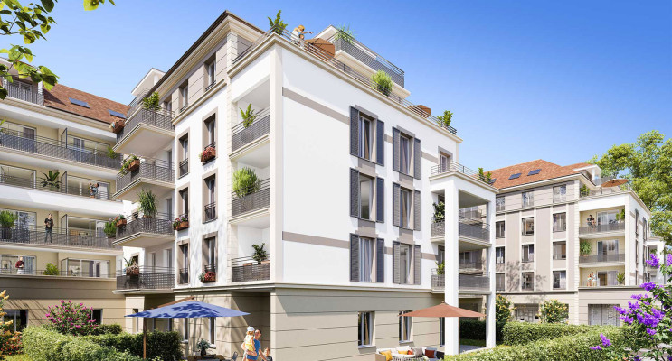 Taverny programme immobilier neuf &laquo; Les All&eacute;es de Sainte-Honorine 2 &raquo; | Logisneuf