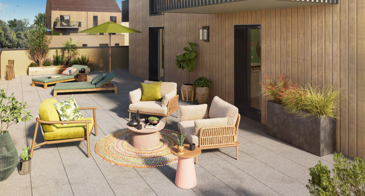 Compi&egrave;gne programme immobilier neuf &laquo; Square Lumi&egrave;re - Tranche 1 &raquo; en Loi Pinel 