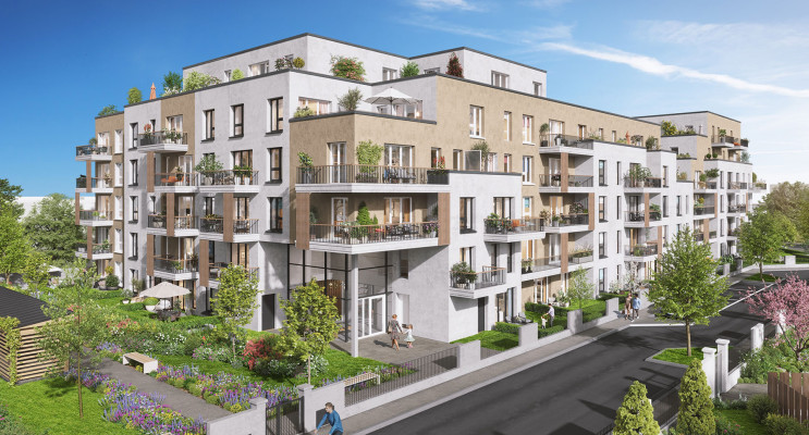 Meaux programme immobilier neuf « Les Promenades de l'Ourcq