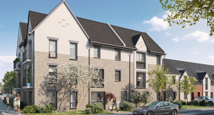 Wasquehal programme immobilier neuf &laquo; Les Jardins de St Cl&eacute;ment &raquo; en Loi Pinel 