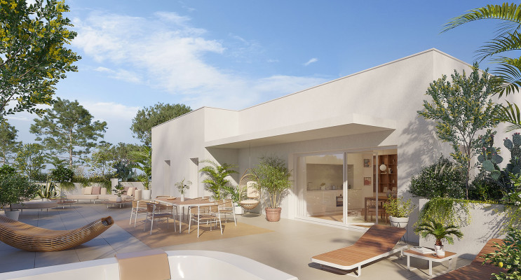 N&icirc;mes programme immobilier neuf &laquo; Les Jardins de Pomona &raquo; en Loi Pinel 