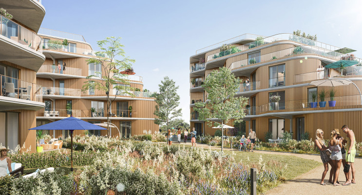 Dunkerque programme immobilier neuf &laquo; H&eacute;lianthe &raquo; en Loi Pinel 
