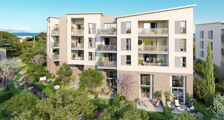 Antibes programme immobilier neuf &laquo; Flor&eacute;a Parc &raquo; en Nue Propri&eacute;t&eacute; 