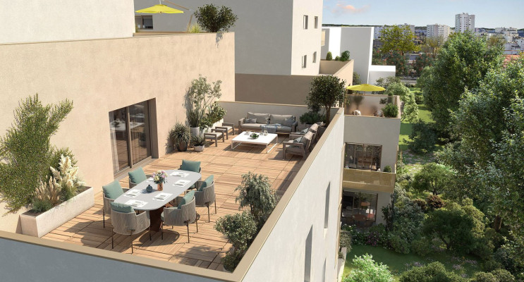 Vaulx-en-Velin programme immobilier neuf &laquo; Les Jardins d'Elsa &raquo; en Loi Pinel 