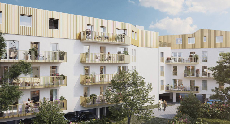 Dunkerque programme immobilier neuf &laquo; Calligramme &raquo; en Loi Pinel 