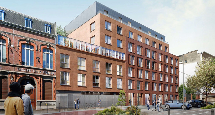 Roubaix programme immobilier neuf &laquo; Student Factory Roubaix Mairie &raquo; 