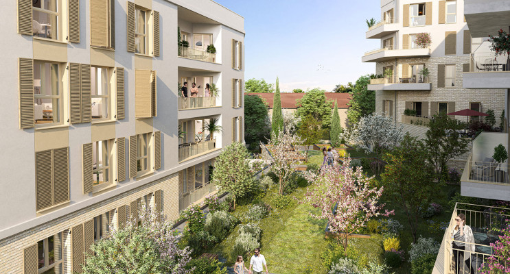Melun programme immobilier neuf « Les Jardins de Faucigny