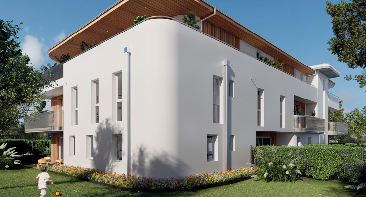 Anglet programme immobilier neuf &laquo; Les Balcons d'Eberrena &raquo; en Loi Pinel 